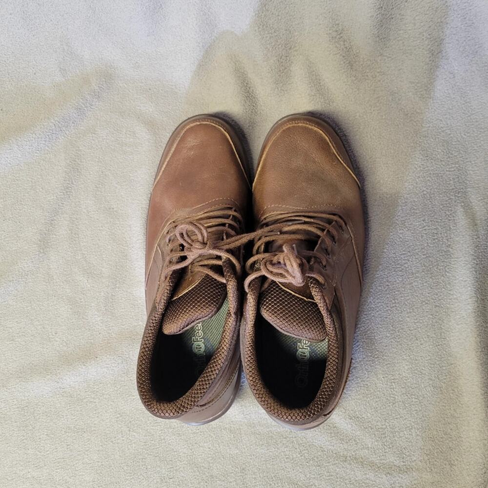 OrthoFeet‎ Shoes Womens Brown 10 5 W Leather Comfort - Picture 6 of 10